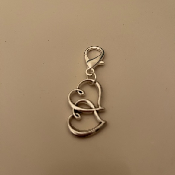 ❤️Silver double heart pet charm - Picture 6 of 6